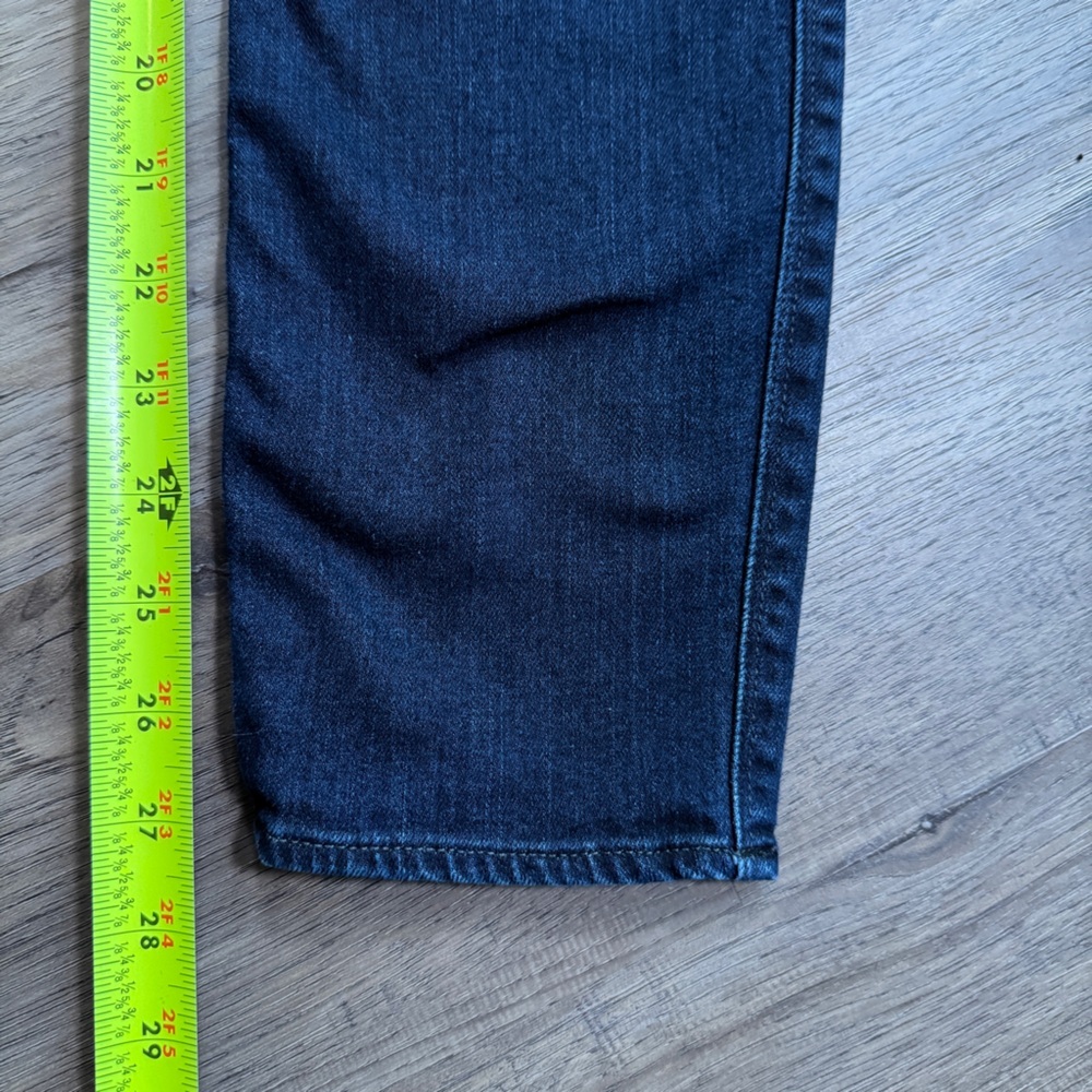 Madewell Skinny Skinny Ankle Jeans Dark Blue - Size 26 - Picture 4 of 13